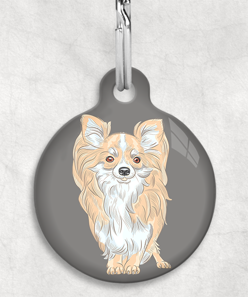 chihuahua-beige-langhaar-zonder-naam-huisdierpenning-lichtgrijs