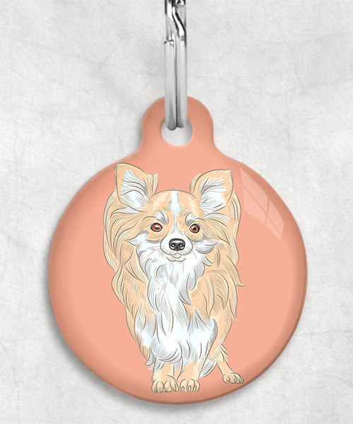 chihuahua-beige-langhaar-zonder-naam-huisdierpenning-peach