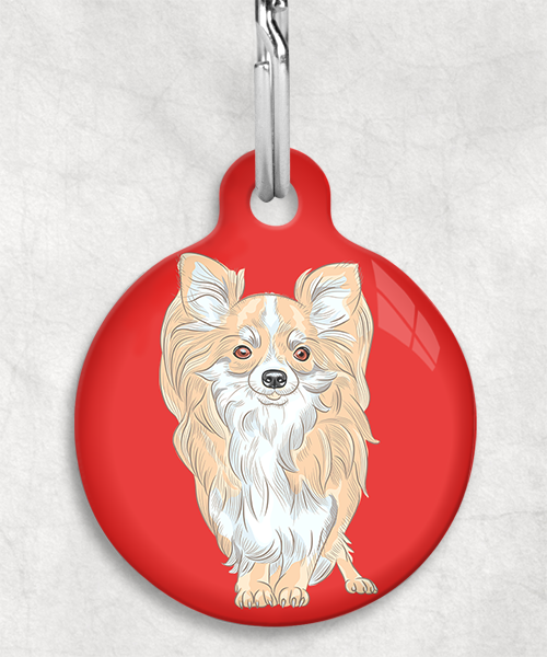 chihuahua-beige-langhaar-zonder-naam-huisdierpenning-rood