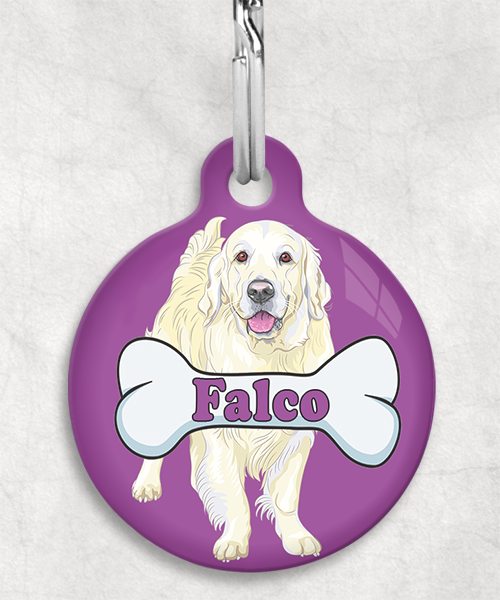 golden-retriever-beige-naam-been-huisdierpenning-lilla