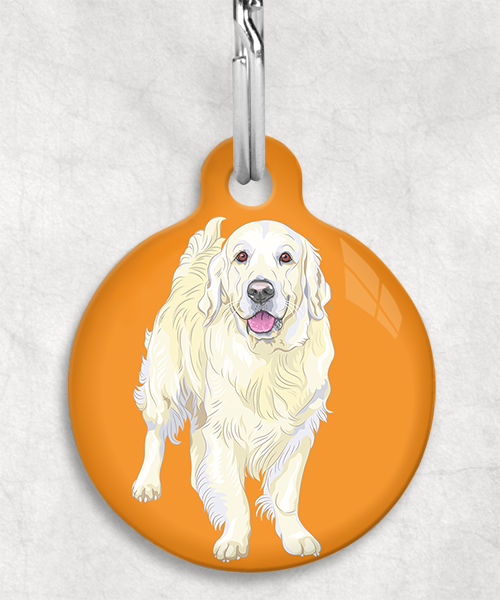 golden-retriever-beige-zonder-naam-huisdierpenning-oranje