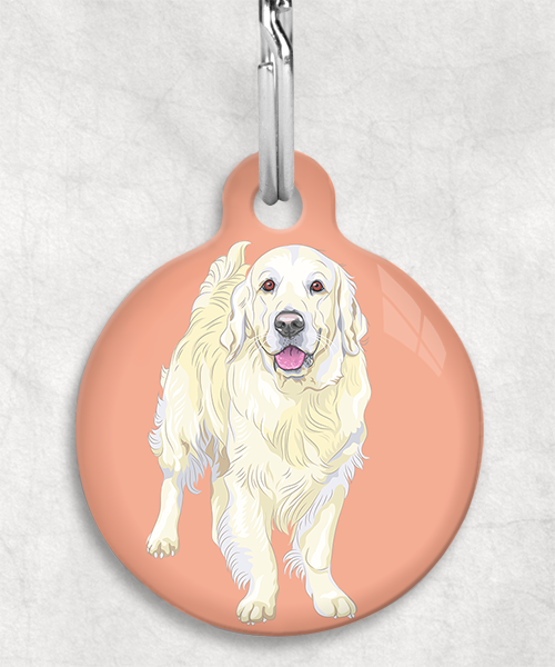 golden-retriever-beige-zonder-naam-huisdierpenning-peach