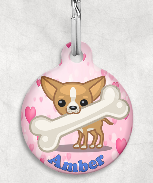 100091-chihuahua-met-schuin-bot-naam-los-huisdierpenning-hartjes