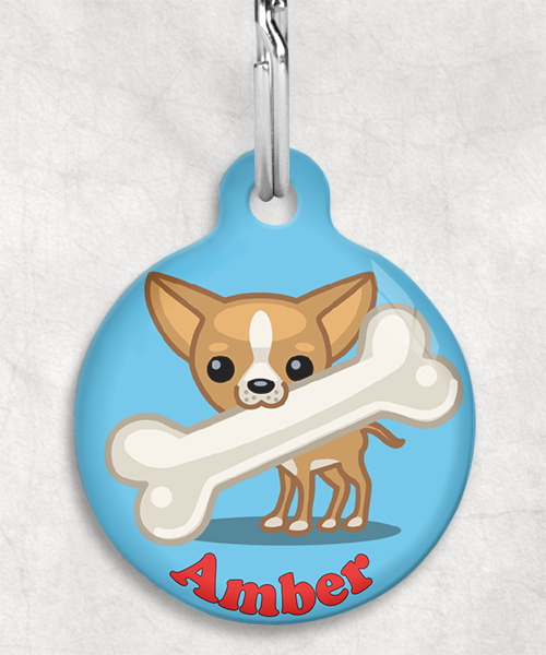 100091-chihuahua-met-schuin-bot-naam-los-huisdierpenning-lichtblauw
