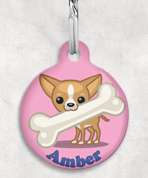 100091-chihuahua-met-schuin-bot-naam-los-huisdierpenning-lichtroze