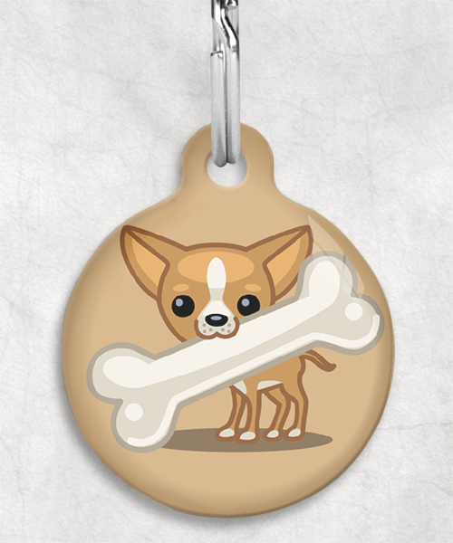 100091-chihuahua-met-schuin-bot-zonder-naam-huisdierpenning-beige