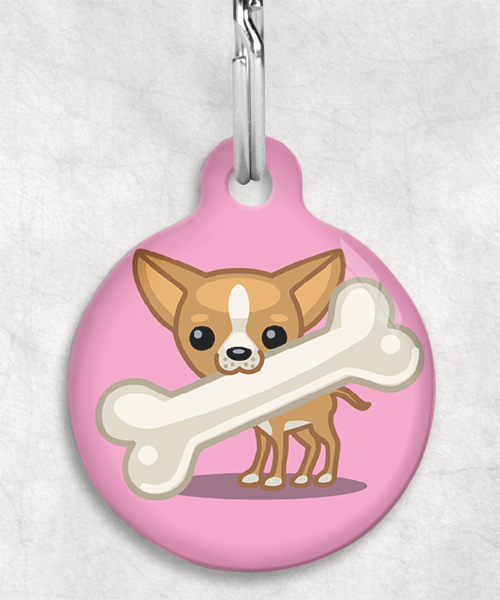 100091-chihuahua-met-schuin-bot-zonder-naam-huisdierpenning-lichtroze