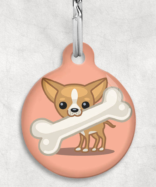 100091-chihuahua-met-schuin-bot-zonder-naam-huisdierpenning-peach