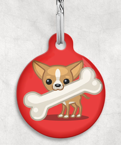 100091-chihuahua-met-schuin-bot-zonder-naam-huisdierpenning-rood