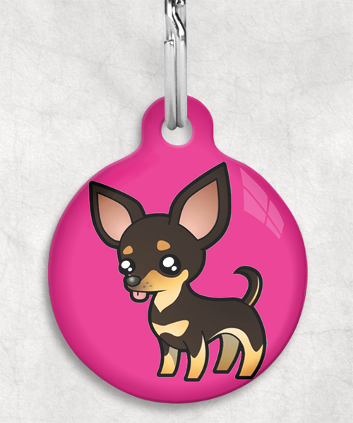 100093-chihuahua-donkerbruin-zonder-naam-huisdierpenning-fushia