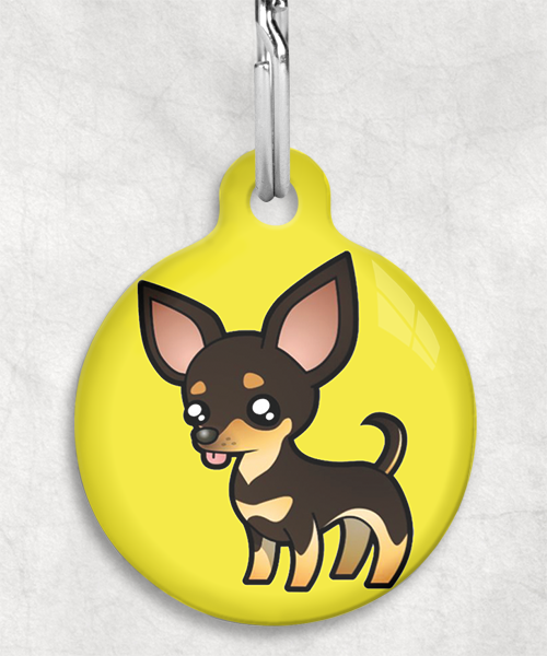 100093-chihuahua-donkerbruin-zonder-naam-huisdierpenning-geel