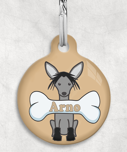 100109-chinese-crested-black-naam-been-huisdierpenning-beige