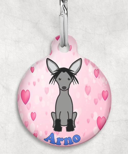 100109-chinese-crested-black-naam-los-huisdierpenning-hartjes