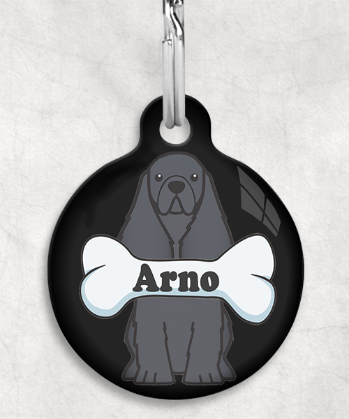 100114-american-cocker-zwart-naam-been-huisdierpenning-zwart