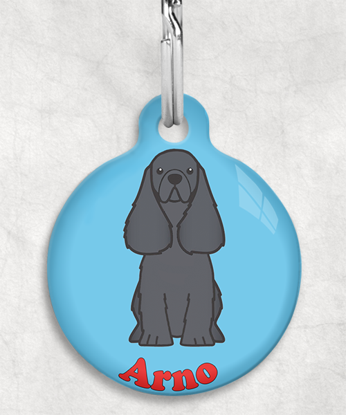 100114-american-cocker-zwart-naam-los-huisdierpenning-lichtblauw