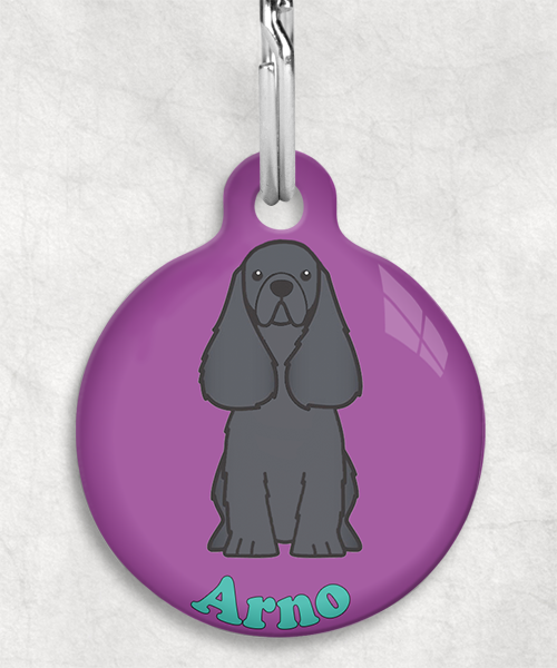 100114-american-cocker-zwart-naam-los-huisdierpenning-lilla