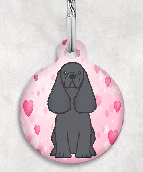 100114-american-cocker-zwart-zonder-naam-huisdierpenning-hartjes