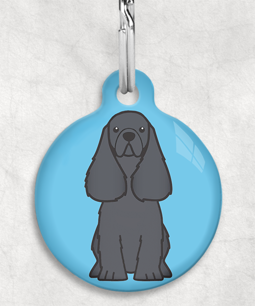 100114-american-cocker-zwart-zonder-naam-huisdierpenning-lichtblauw