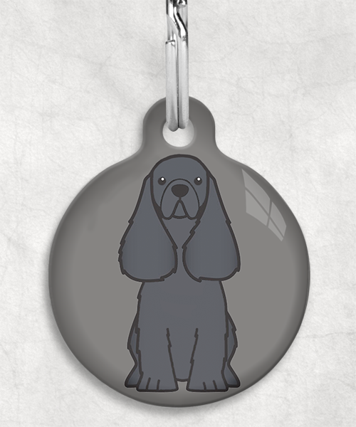 100114-american-cocker-zwart-zonder-naam-huisdierpenning-lichtgrijs