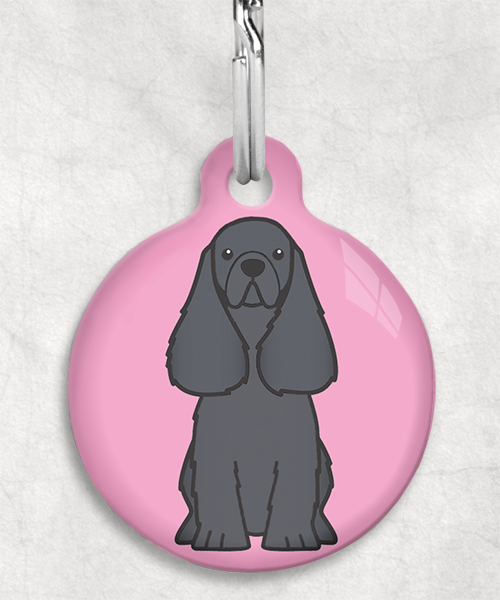 100114-american-cocker-zwart-zonder-naam-huisdierpenning-lichtroze