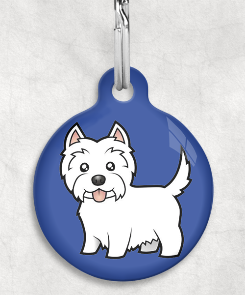 100119-westie-zonder-naam-huisdierpenning-blauw