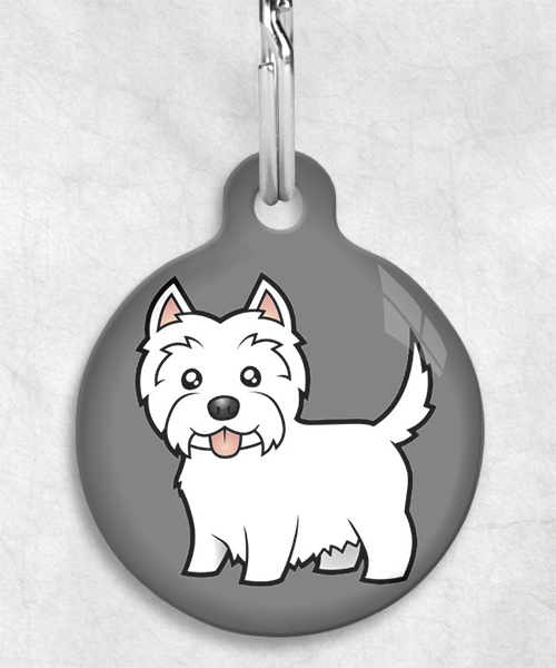 100119-westie-zonder-naam-huisdierpenning-lichtgrijs