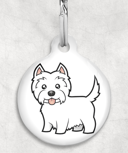 100119-westie-zonder-naam-huisdierpenning-wit