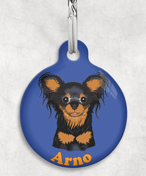 100121-rusissche-toy-terrier-zwart-naam-los-huisdierpenning-blauw