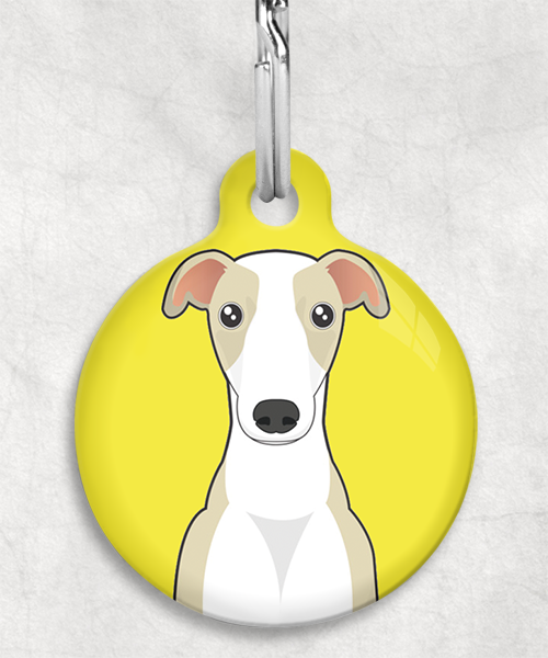 100132-windhond-beige-zonder-naam-huisdierpenning-geel