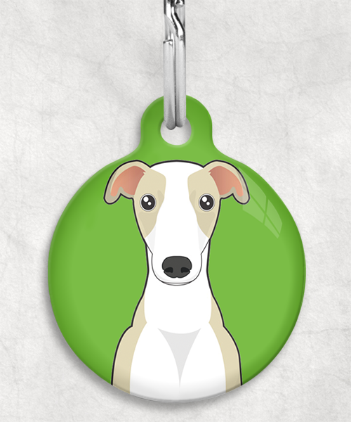 100132-windhond-beige-zonder-naam-huisdierpenning-groen