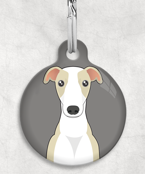 100132-windhond-beige-zonder-naam-huisdierpenning-lichtgrijs