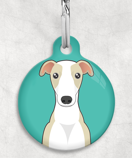 100132-windhond-beige-zonder-naam-huisdierpenning-turquoise