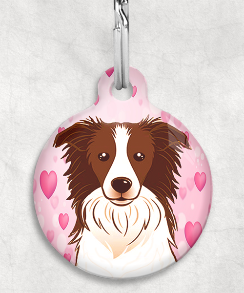 bordercollie-bruin-zonder-naam-huisdierpenning-hartjes