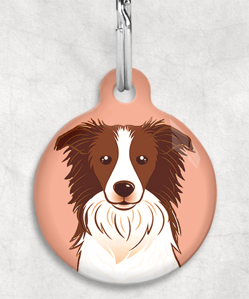 bordercollie-bruin-zonder-naam-huisdierpenning-peach