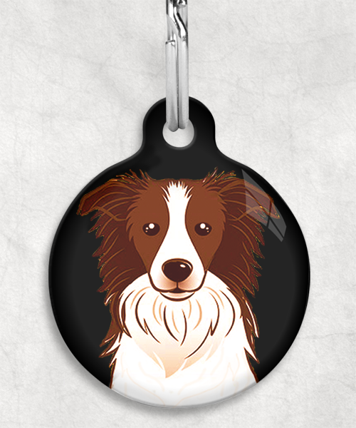 bordercollie-bruin-zonder-naam-huisdierpenning-zwart