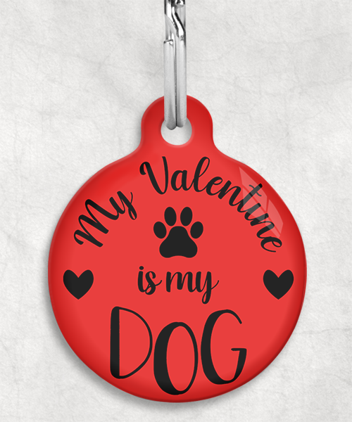 100667-my-valentine-is-my-dog-kleur-achtergrond-huisdierpenning-rood