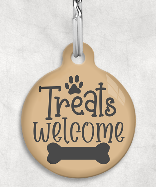 100676-treats-welcome-kleur-achtergrond-huisdierpenning-beige