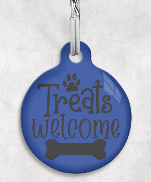 100676-treats-welcome-kleur-achtergrond-huisdierpenning-blauw