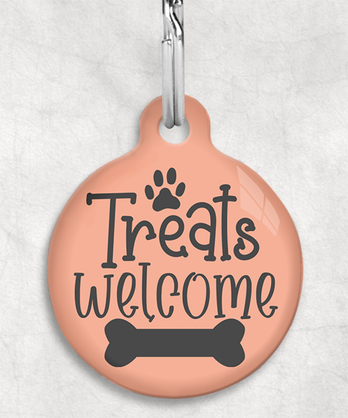 100676-treats-welcome-kleur-achtergrond-huisdierpenning-peach