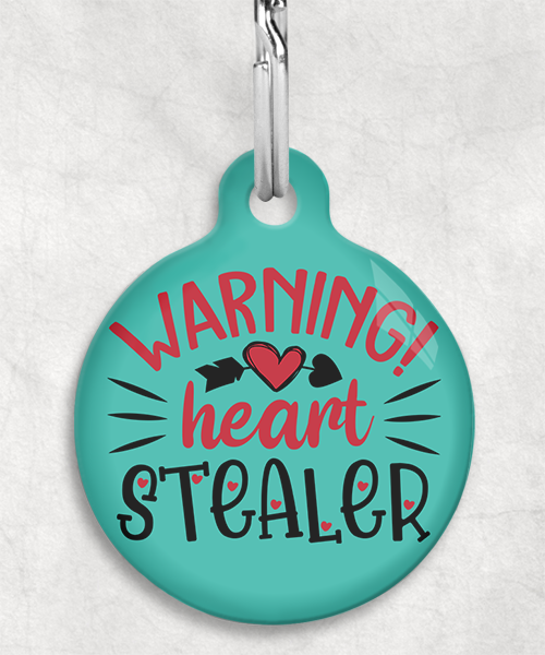 100678-wearning-heart-stealer-kleur-achtergrond-huisdierpenning-turquoise