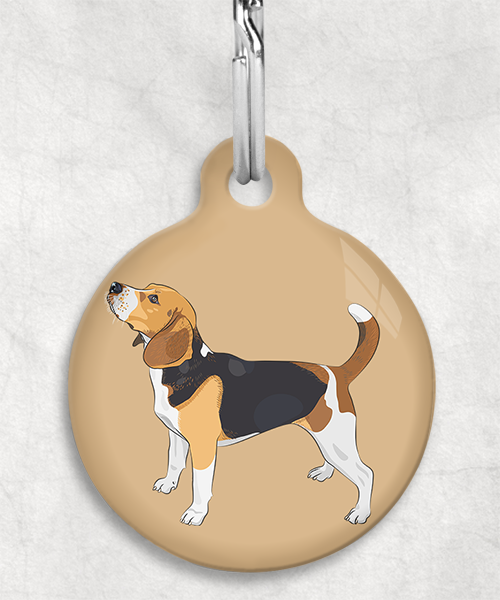 beagle-staand-freepik-zonder-naam-huisdierpenning-beige