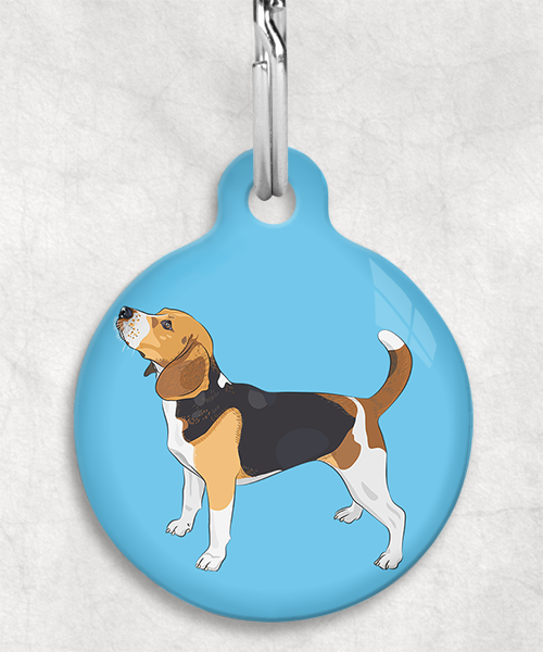 beagle-staand-freepik-zonder-naam-huisdierpenning-lichtblauw