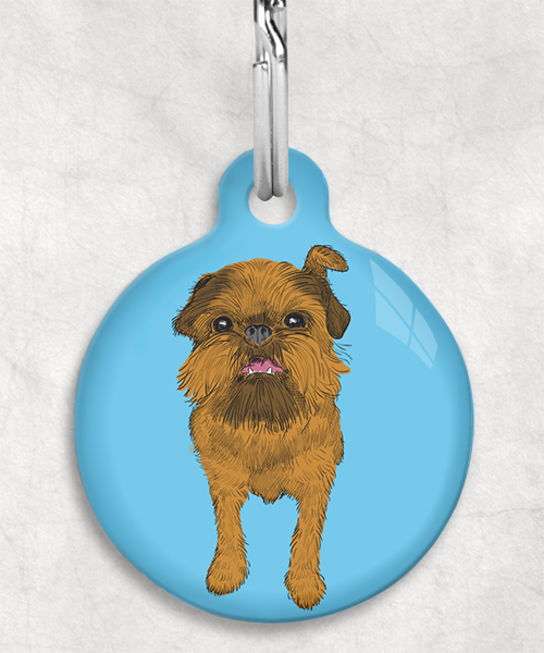 brussels-griffon-bruin-zonder-naam-huisdierpenning-lichtblauw