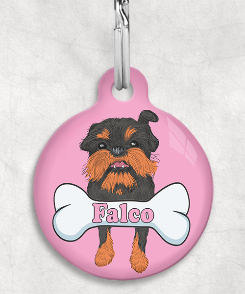 brussels-grifon-naam-been-huisdierpenning-lichtroze