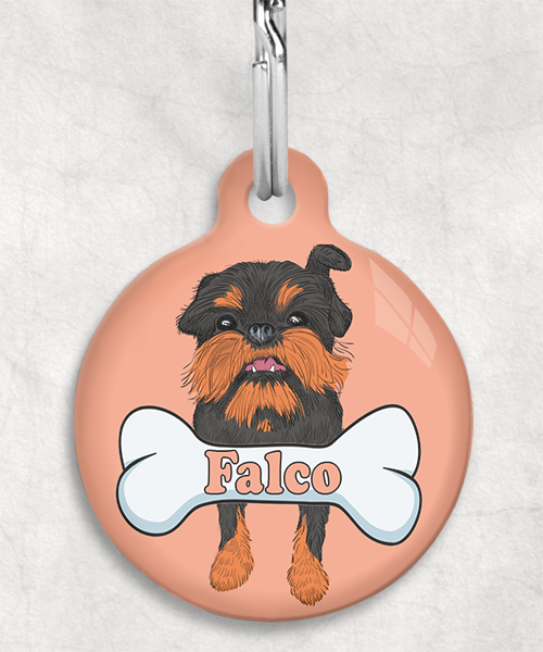 brussels-grifon-naam-been-huisdierpenning-peach