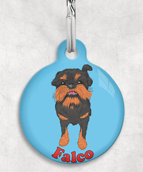 brussels-grifon-naam-los-huisdierpenning-lichtblauw