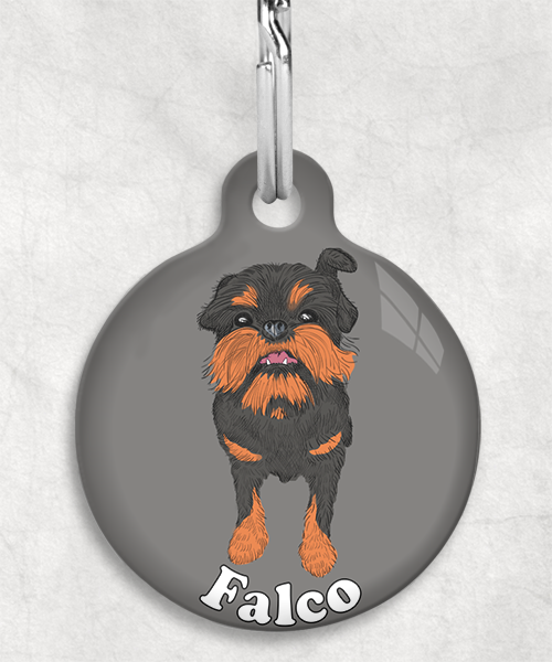 brussels-grifon-naam-los-huisdierpenning-lichtgrijs