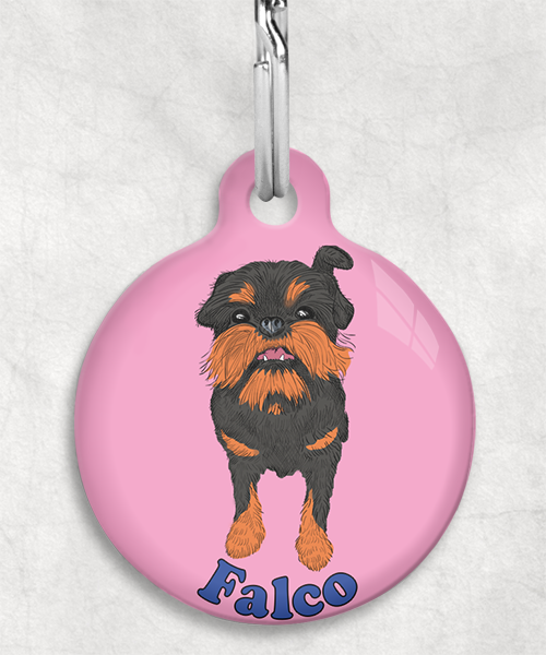 brussels-grifon-naam-los-huisdierpenning-lichtroze