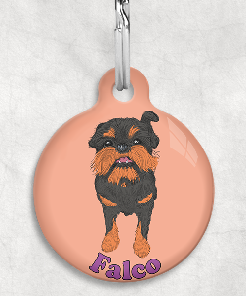 brussels-grifon-naam-los-huisdierpenning-peach