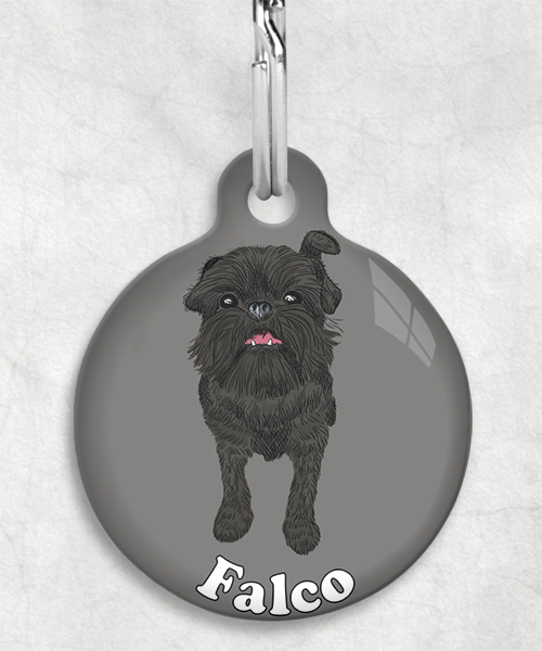 brussels-grifon-zwart-psd-naam-los-huisdierpenning-lichtgrijs